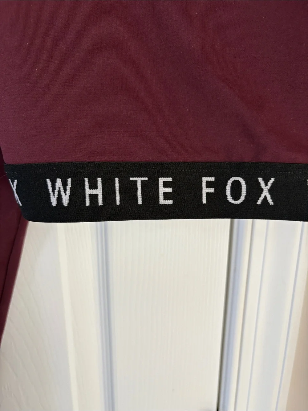 White Fox Active STAY Crop Top